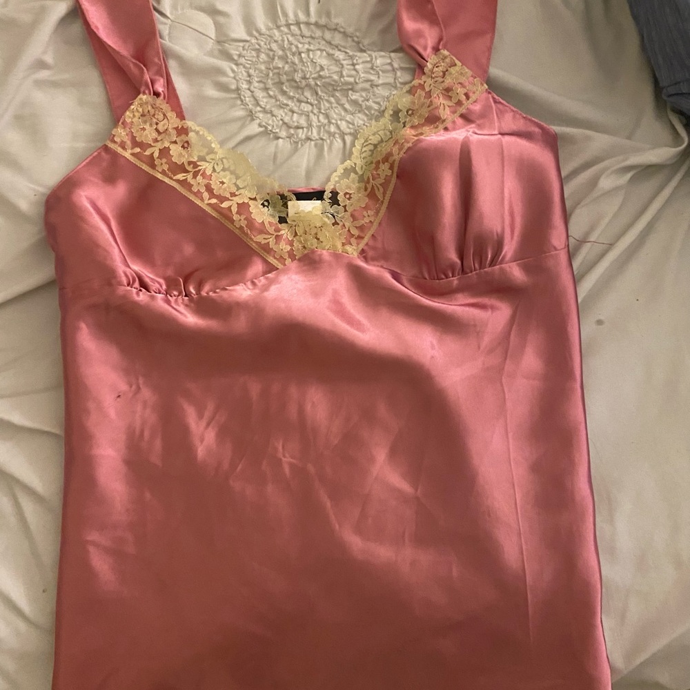 y2k silk top